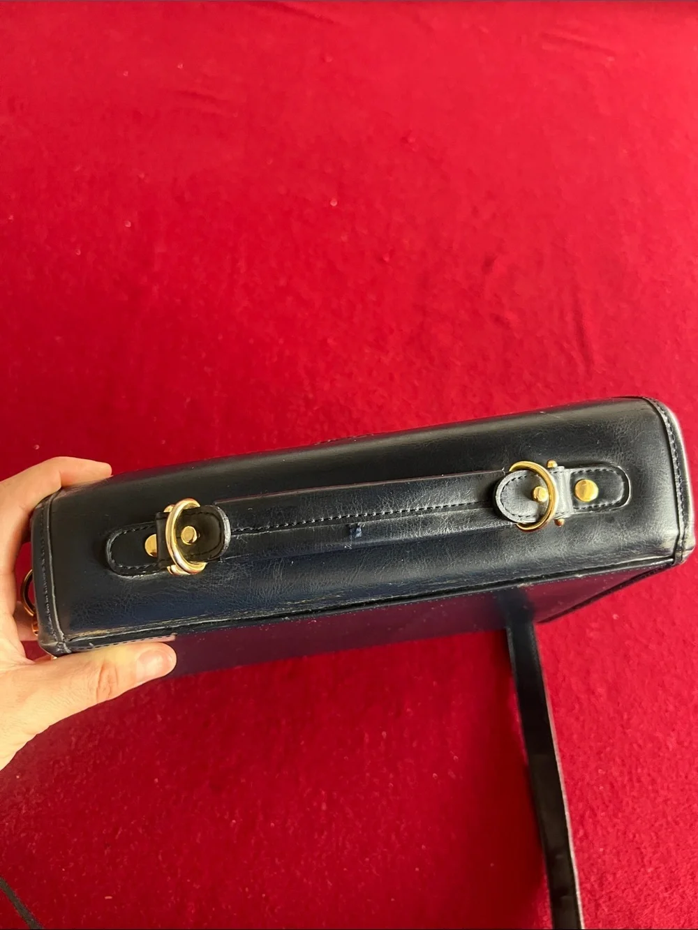 Leather crossbody handbag, Rosenio Splendid